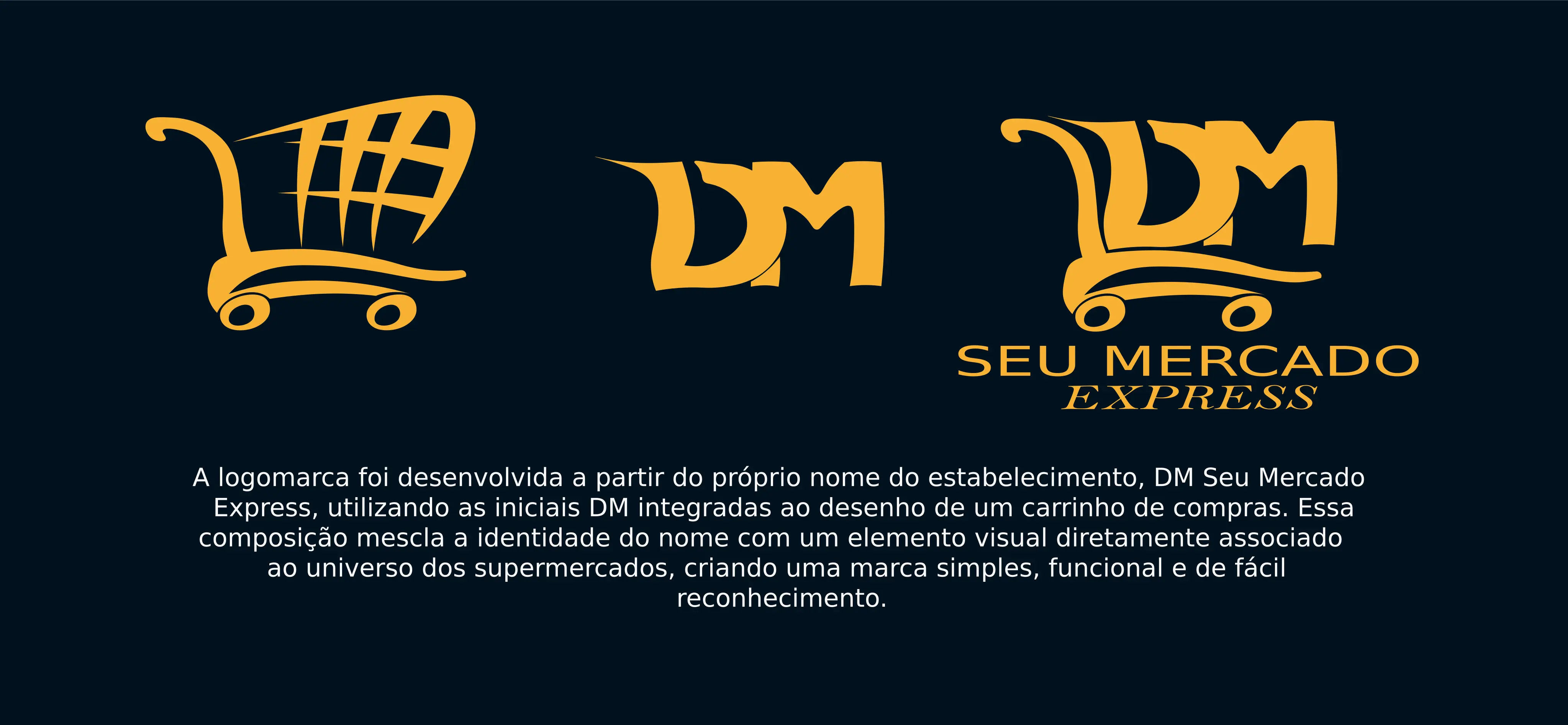 DM Mercado - Logotipo e identidade visual