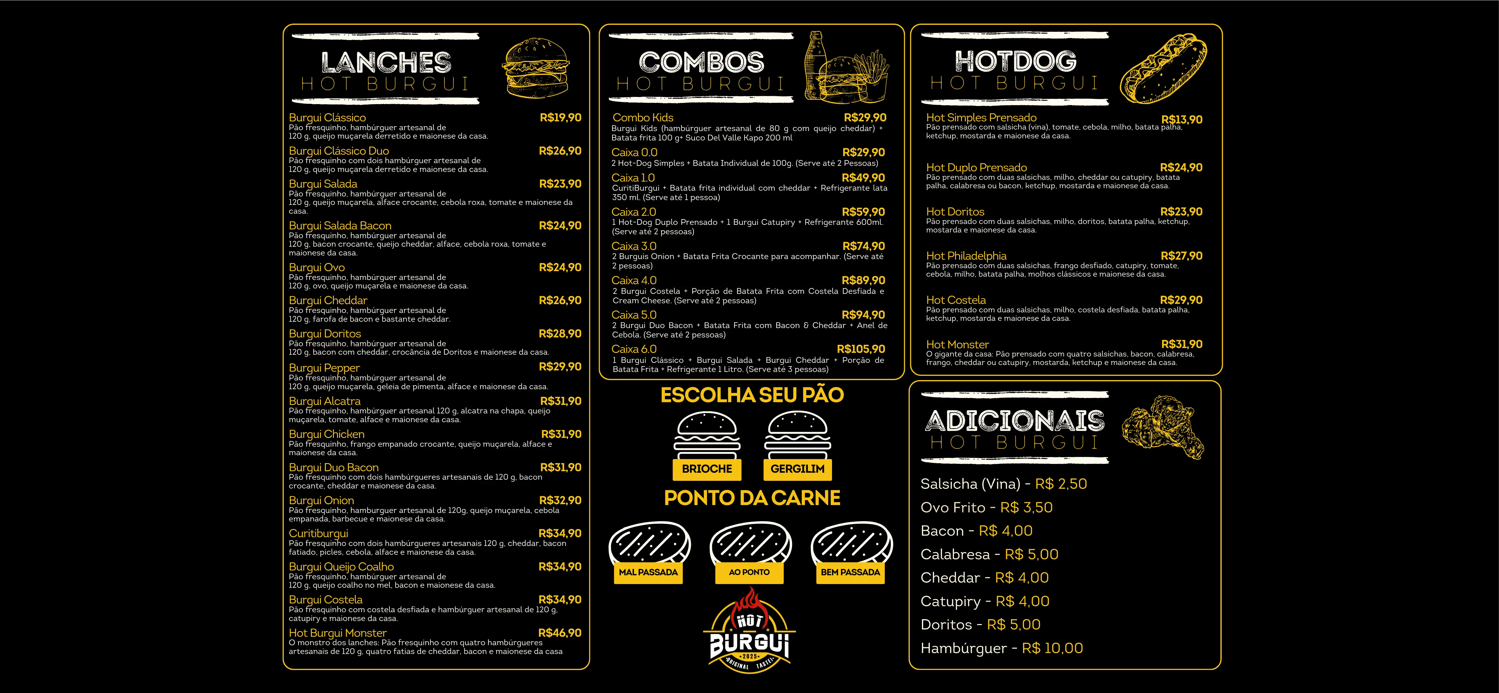 HotBurgui - Cardápio digital
