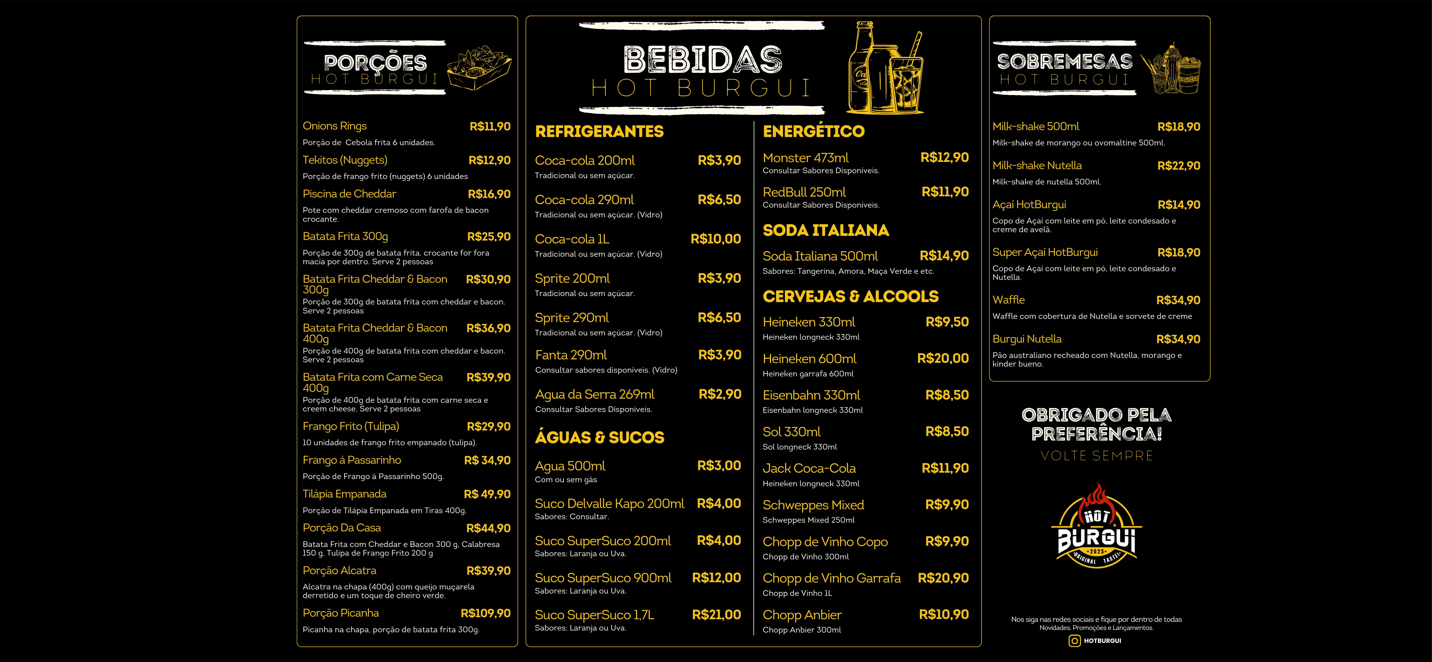 HotBurgui - Cardápio digital